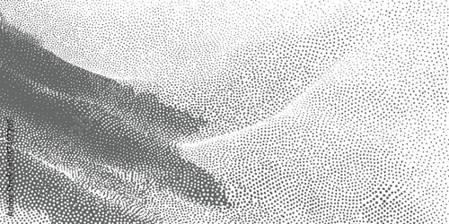 Gray stippled abstract texture with dark gray and white areas background