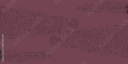 pink Dot Randomus isolated in black background.Dot Randomus on abstract background. Usable for design background - Vector Illustration