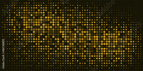 pink Dot Randomus isolated in black background.Dot Randomus on abstract background. Usable for design background - Vector Illustration