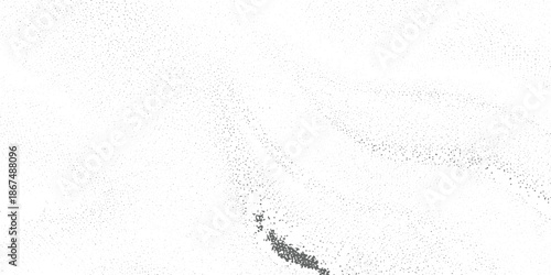 Gray dots forming abstract pattern on white background texture 1
