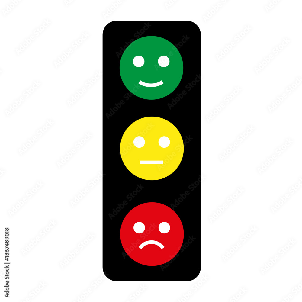 Fototapeta premium A 3d vector illustration of a happy cartoon smiley face on a number eight ball phone button icon for a fun web game design concept