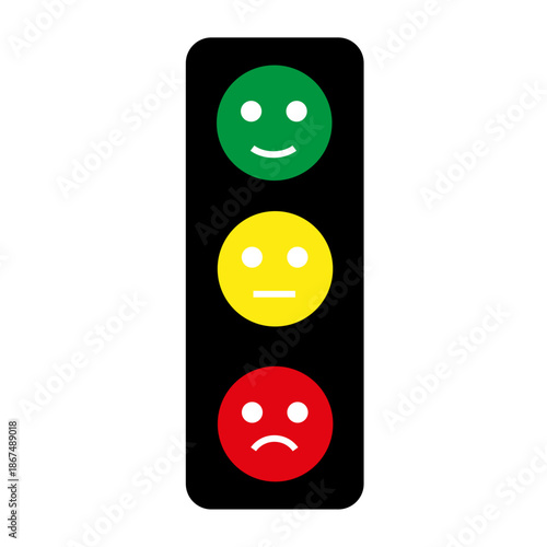 A 3d vector illustration of a happy cartoon smiley face on a number eight ball phone button icon for a fun web game design concept