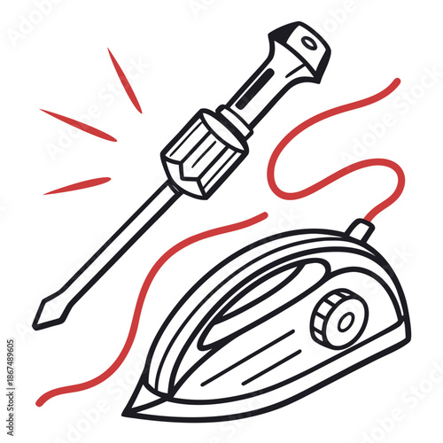 Plus Add Icon Minimal Vector Graphic - White Background