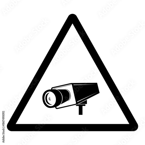 CCTV Security Camera Symbol Sign, Vector Illustration, Isolate On White Background Label.EPS10