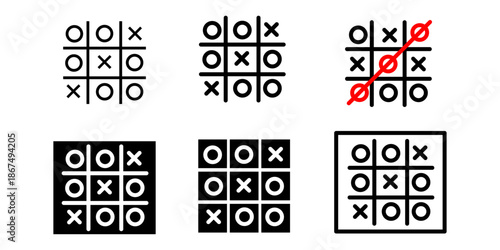 No parking sign icon isolated on a white background with a clean vector symbol design