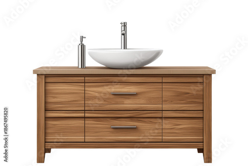 Modern vanity cabinet with sink designed for contemporary bathrooms and home renovations, showcasing simplicity and elegance in every detail