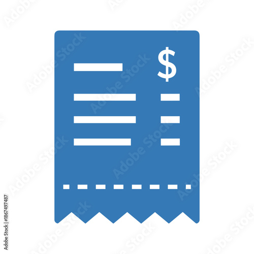 Financial transaction document Vector