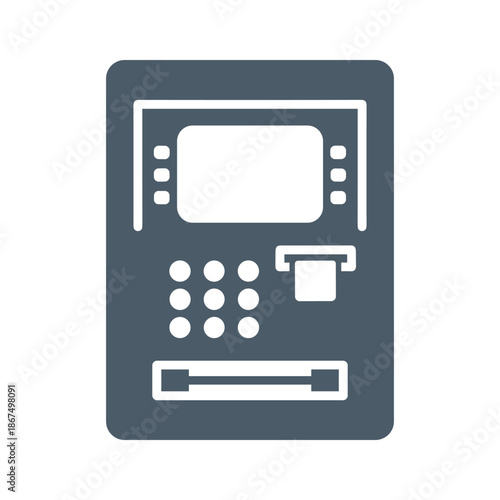 Modern cash register machine Vector