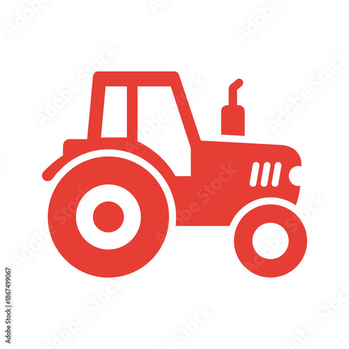 Red tractor symbol Vector