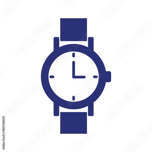Minimalist watch design Vector