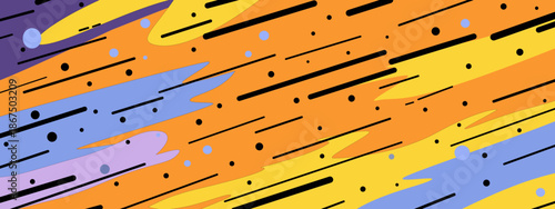 Energetic diagonal pattern graphic background illustration, Graphic background illustration with energetic diagonal patterns. seamless pattern with colorful lines