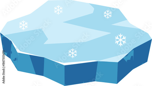 Winter Ice Floe Icon