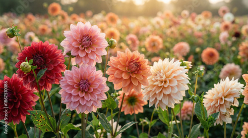 dahlia field 