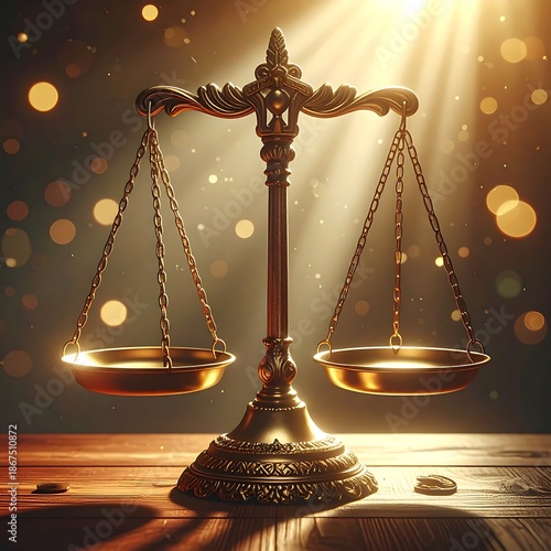 golden scales of justice