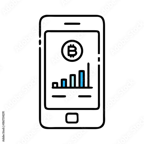 Mobile cryptocurrency dashboard