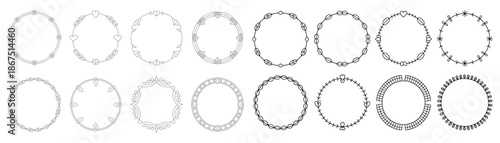 Collection of intricate circular designs