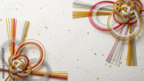 Elegant Mizuhiki Knot Decoration for Celebrations