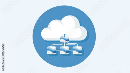 Cloud computing network with secure data storage and transfer