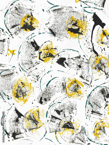 Abstract watercolor texture with expressive brush strokes.