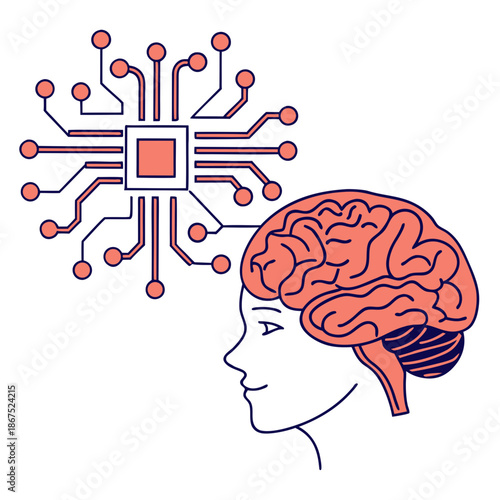 Artificial intelligence and human brain