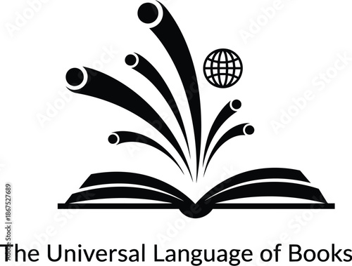 Vector illustration of a book with pages