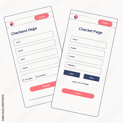 Mobile check-in and check-out forms