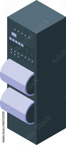 Mining rig generating cryptocurrency using computer power and advanced algorithms