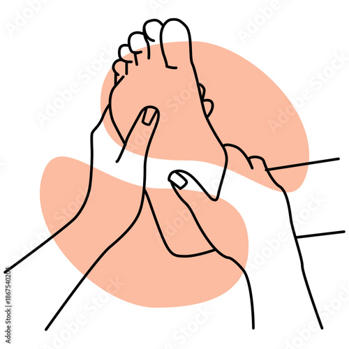 foot care treatment massage line