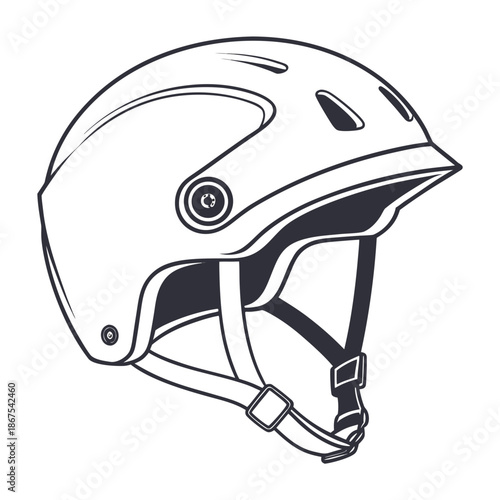 Safety helmet with adjustable straps
