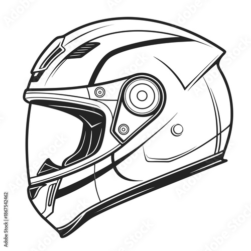 Modern motorcycle helmet design