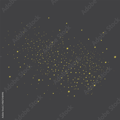 glitter particles with bokeh effect and soft shimmering glitter glow