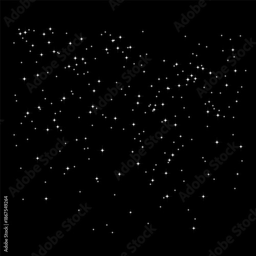 glitter particles with bokeh effect and soft shimmering glitter glow