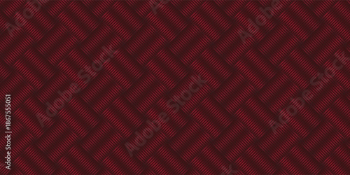 Red melangle knitted texture. Seamless pattern. Vector background
