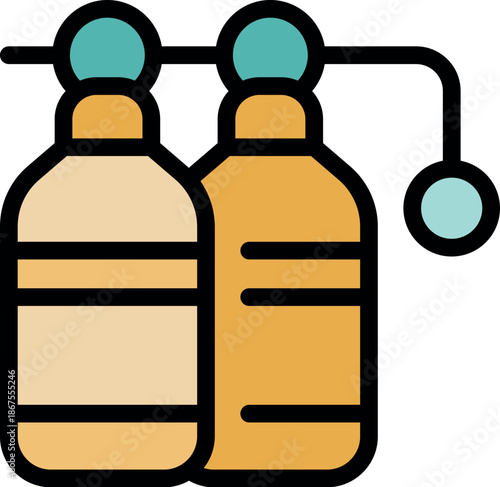 Oxygen tanks hanging, prepared for underwater exploration, ensuring a safe and exciting diving experience