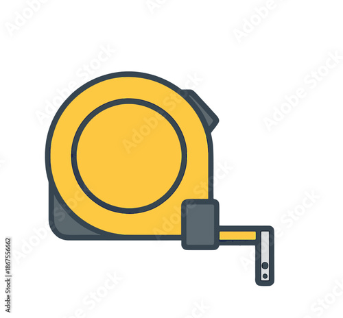 Yellow Tape Measure Tool.