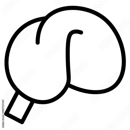 Fortune cookie icon vector illustration, of chinese icons, chinese new year, asia, China related, coins, piece, bamboo, gate, lattern, amulet, kumquat, calabash, drums, tea pot, flowers,