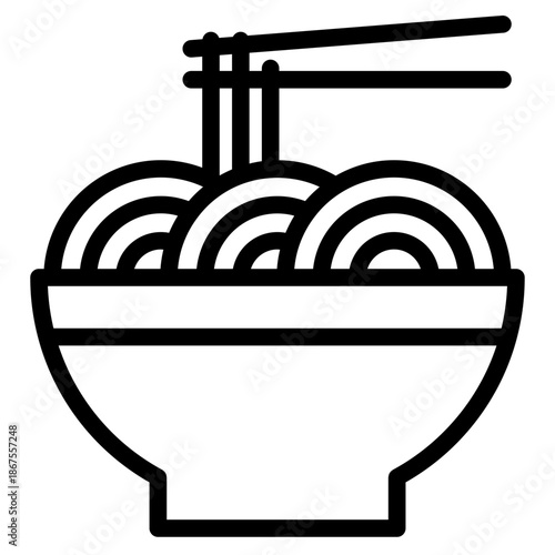 Longevity noodle icon vector illustration, of chinese icons, chinese new year, asia, China related, coins, piece, bamboo, gate, lattern, amulet, kumquat, calabash, drums, tea pot, flowers,