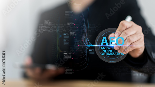 Analysing AEO ranking answer engine optimization via artificial intelligence technology cloud network enterprise resource workflow database storage file document
