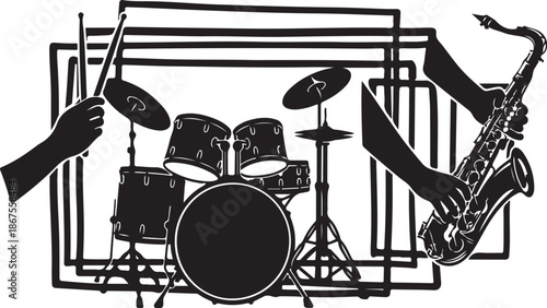 Funny Cartoon Characters with Speech Bubbles and Question Marks