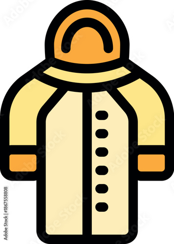 Waterproof raincoat offering protection from heavy rain, ensuring comfortable dryness during storms