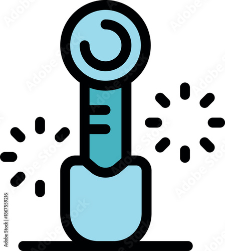 Wireless soil moisture sensor transmitting data for smart irrigation, optimizing water usage in agriculture