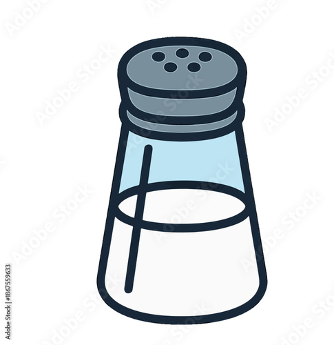 Salt Shaker Illustration Design.