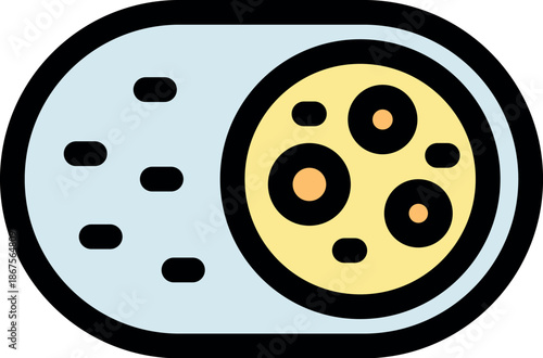 Chlamydia trachomatis bacteria life cycle, showing elementary body and reticulate body stages, causing sexually transmitted infections