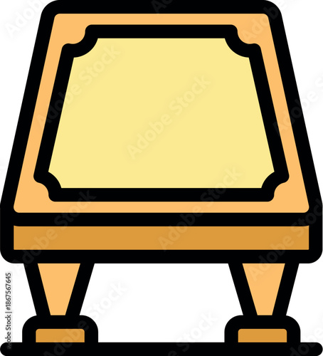 Wooden sandbox with thick edges stimulating imagination and outdoor fun for kids