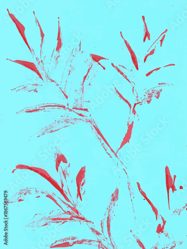 Modern floral watercolor texture with dynamic movement.