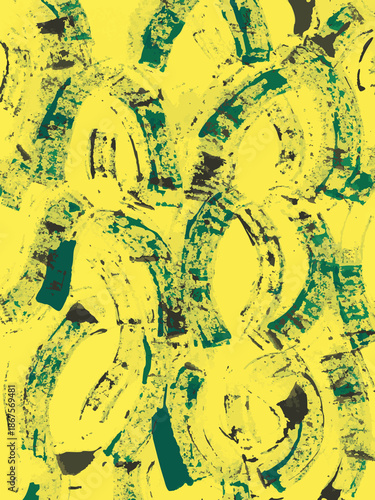 Expressive painterly yellow watercolor background.