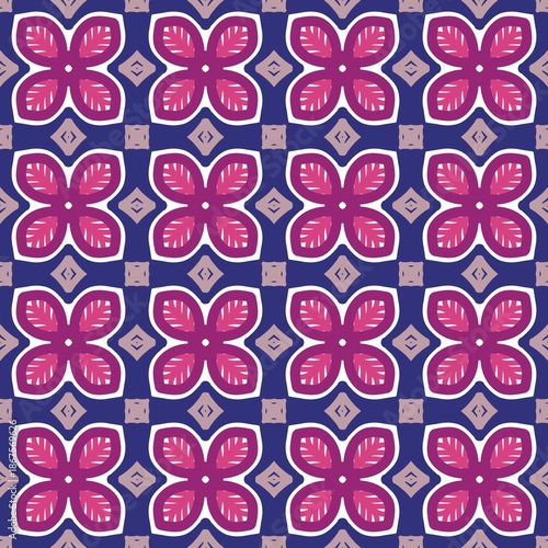 Seamless abstract flower pattern. For textiles, wallpapers, packaging, stationery, branding, and creative graphic design projects. For digital and print applications
