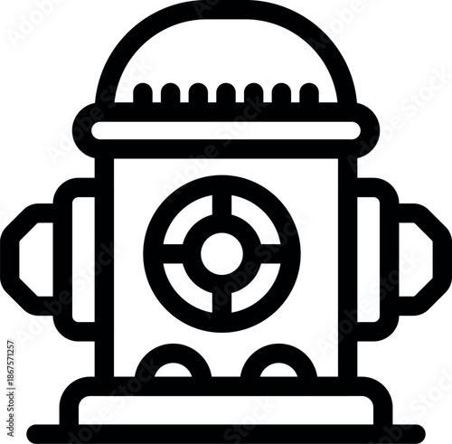 Fire hydrant standing by, ensuring quick access to water for firefighting operations in urban environment