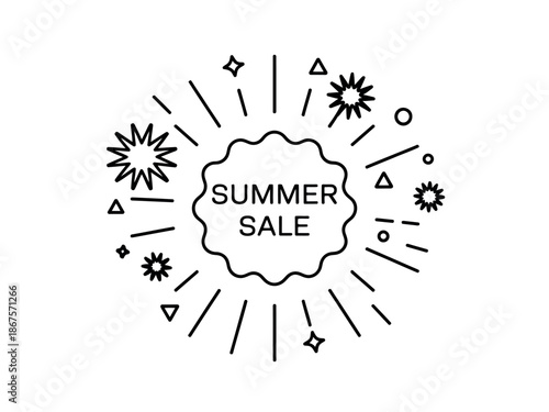 Summer Sale Promotion Advertisement Logo