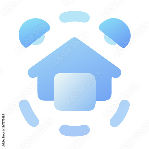 Home with surrounding elements